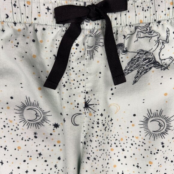 Women's VICTORIA'S SECRET Dreamer Mint Celestial Flannel Pajama Set- Size XS - Picture 8 of 14